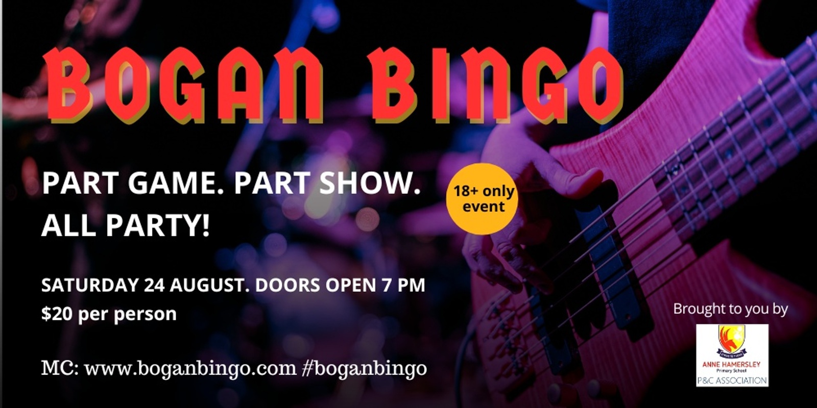 Banner image for Bogan Bingo_Anne Hamersley P&C