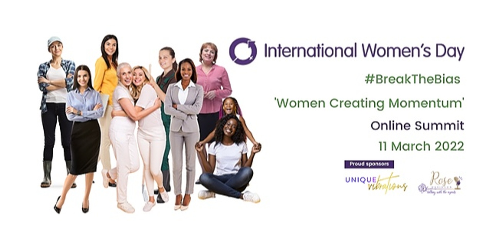 International Womens Day 2022 Breakthebias Women Creating Momentum Online Summit Humanitix 7840