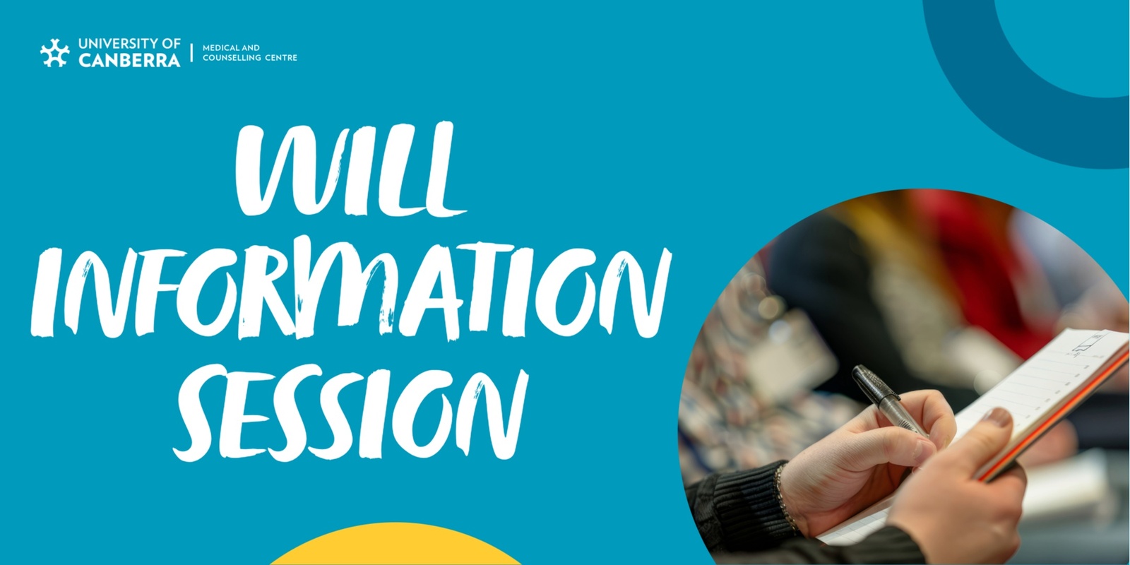 Banner image for Will Information Session