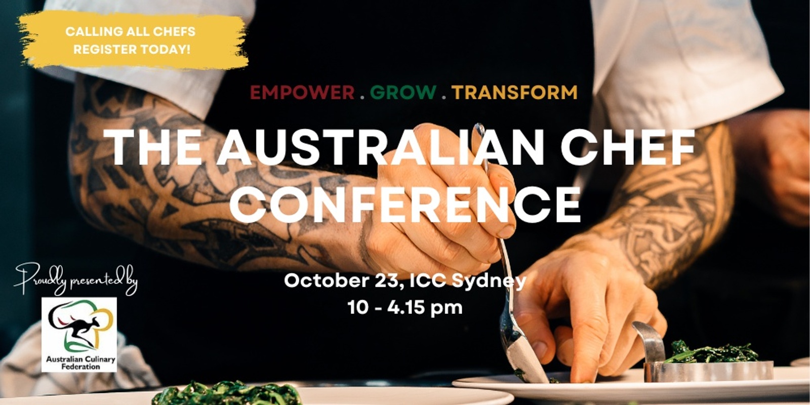 The Australian Chef Conference Humanitix