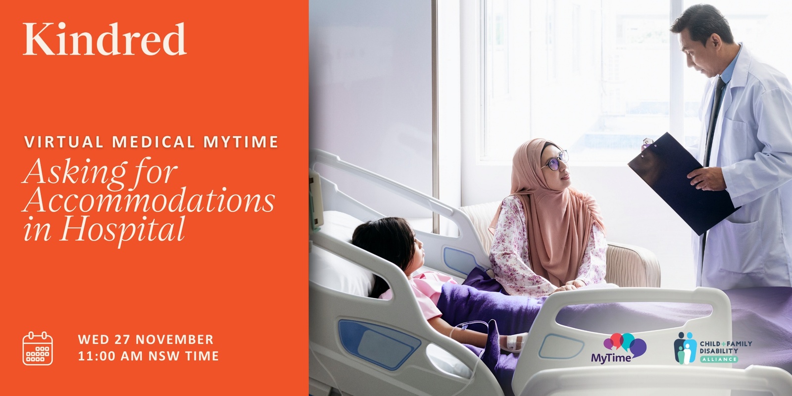 Banner image for Asking for Accommodations in Hospital: Virtual Medical MyTime 