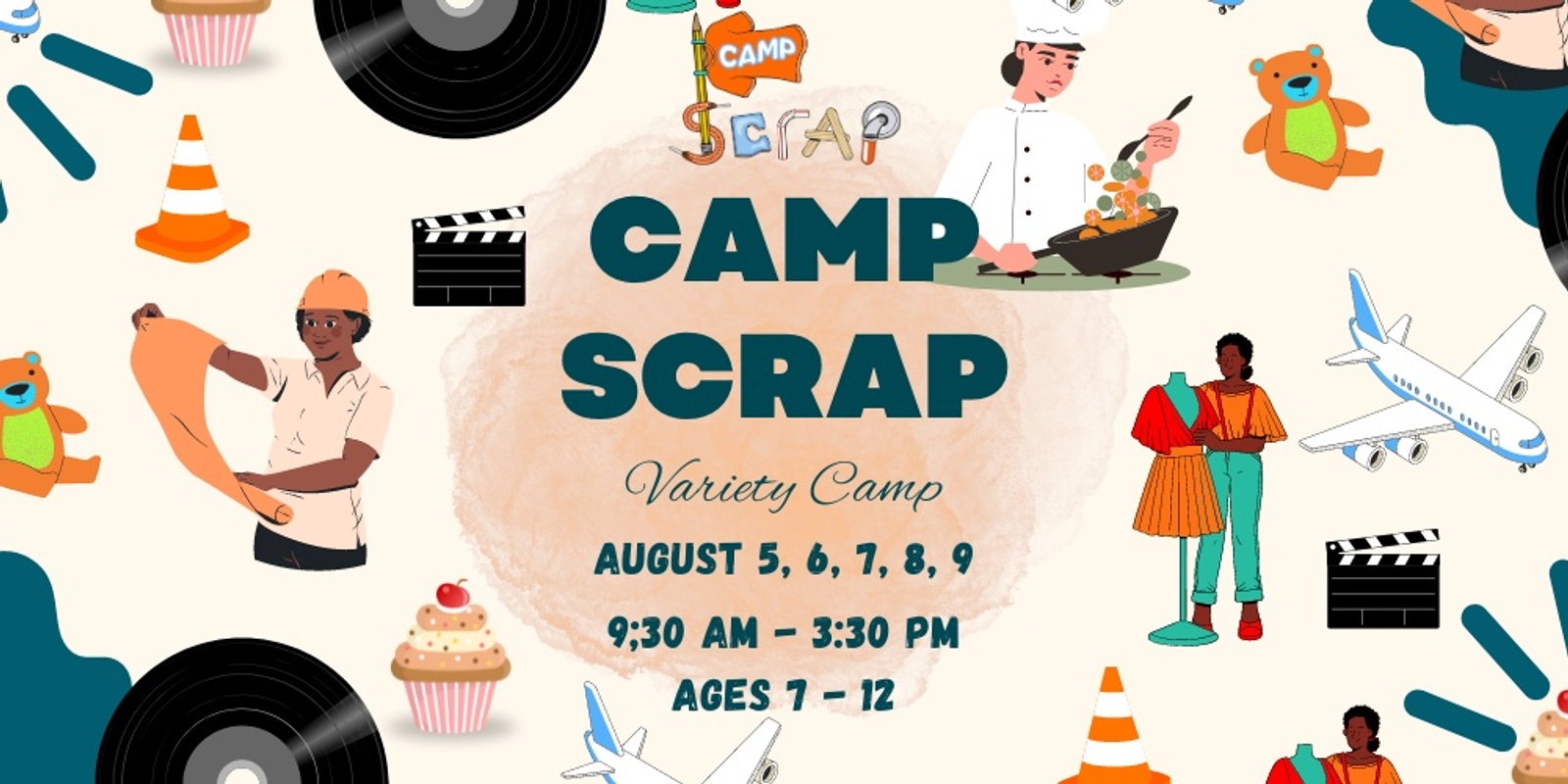 Banner image for Camp Scrap! Variety Camp August 5-9th