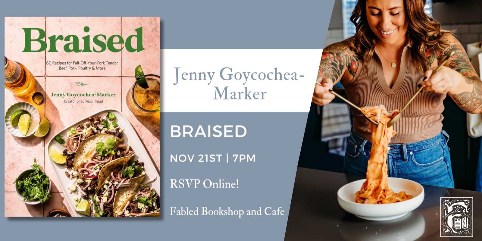 Banner image for Jenny Marker Discusses Braised