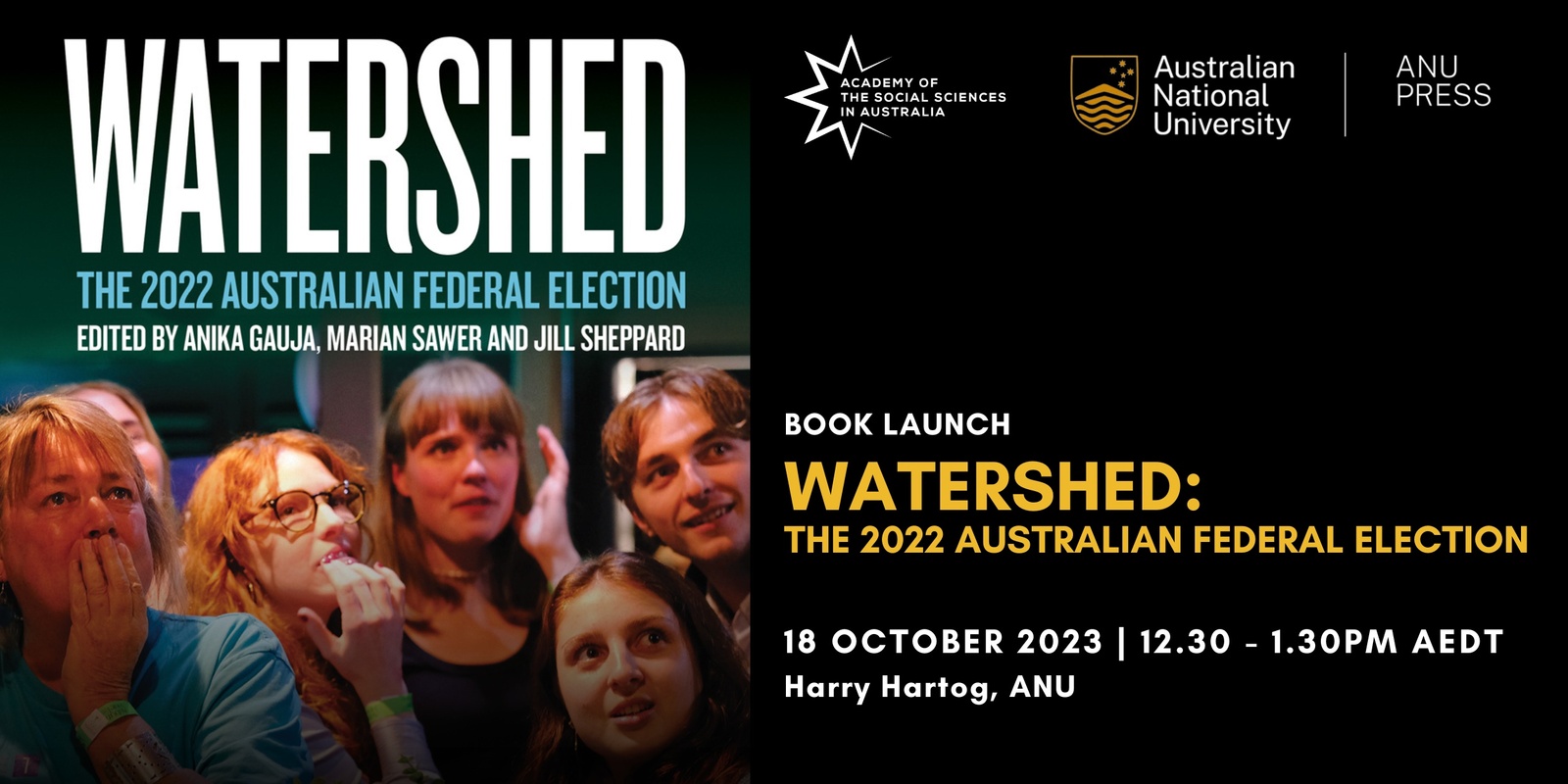 Banner image for Watershed: The 2022 Australian Federal Election - Book Launch