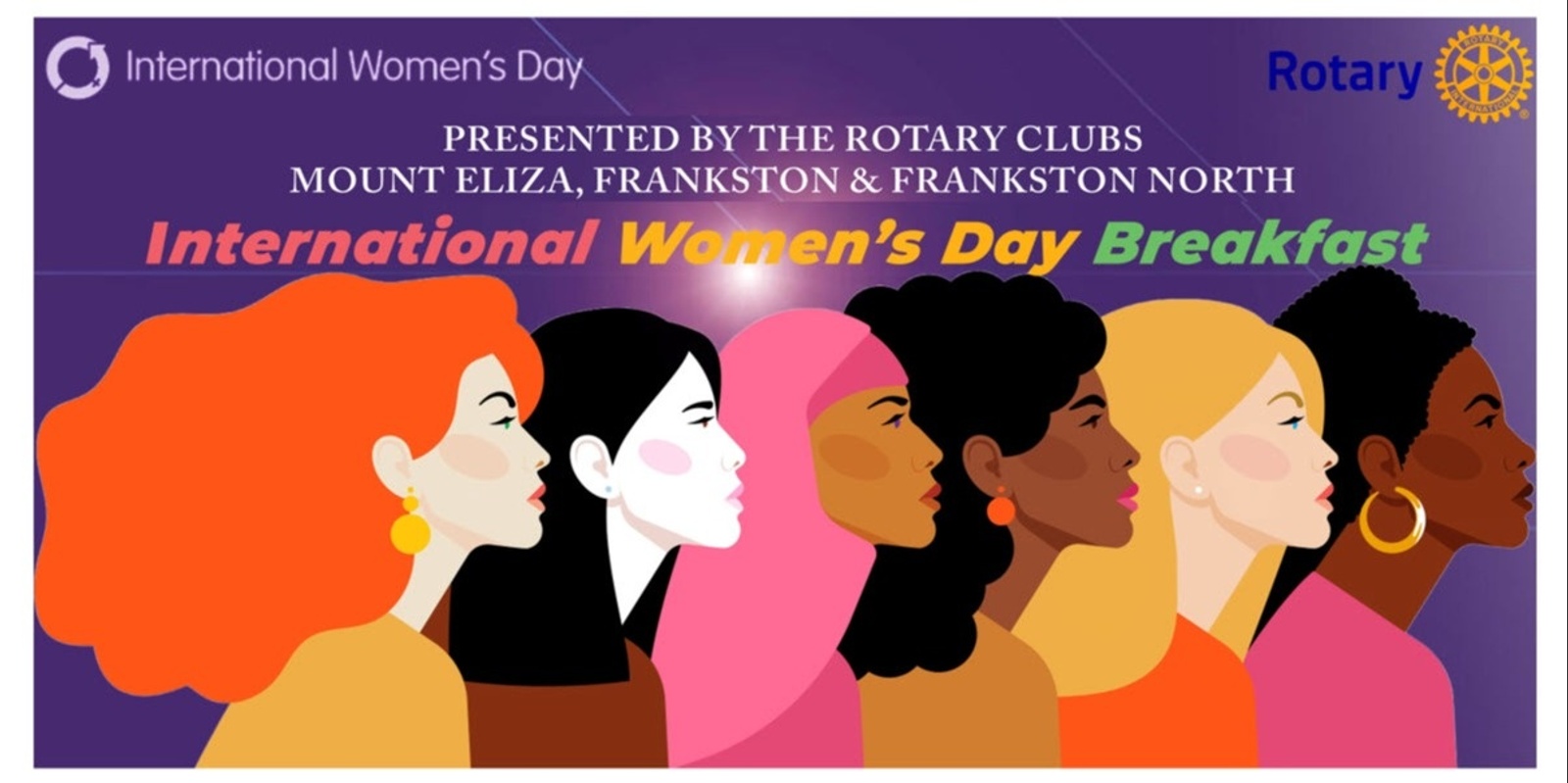Banner image for Rotary International Women's Day Breakfast
