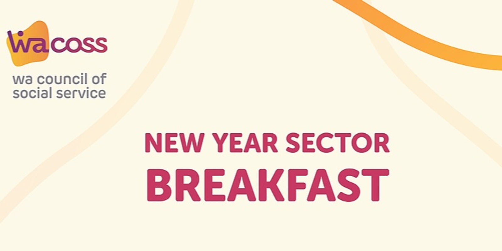 Banner image for WACOSS New Year Sector Breakfast 2021