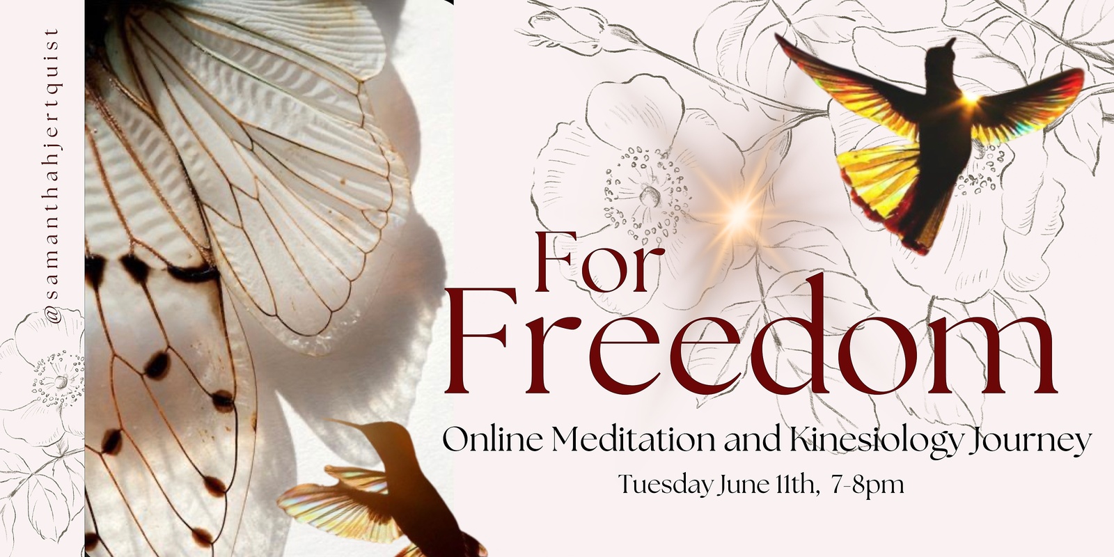 Banner image for For Freedom - Online Meditation & Kinesiology Journey