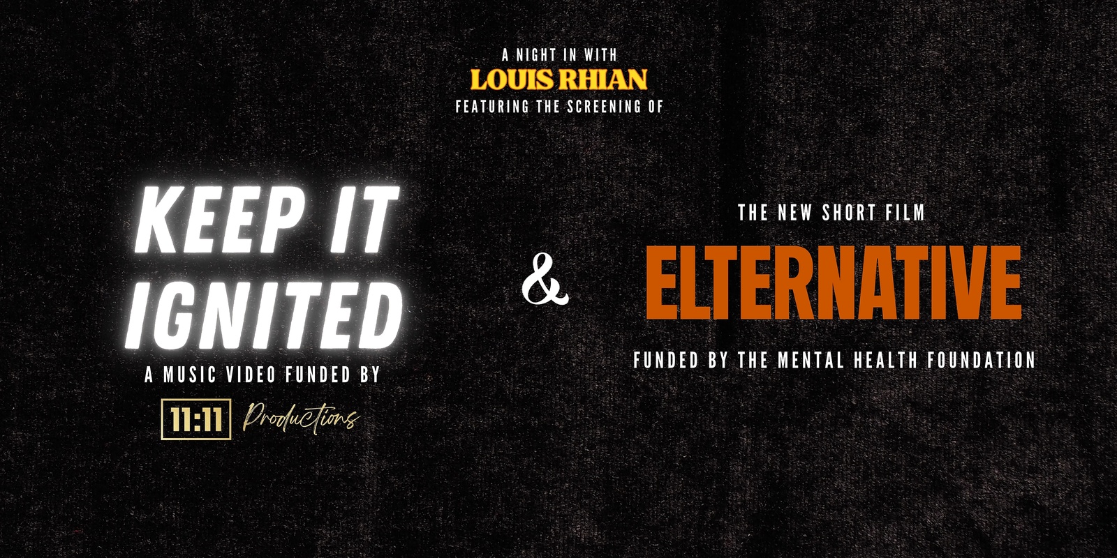 Banner image for Keep It Ignited x Elternative Screening