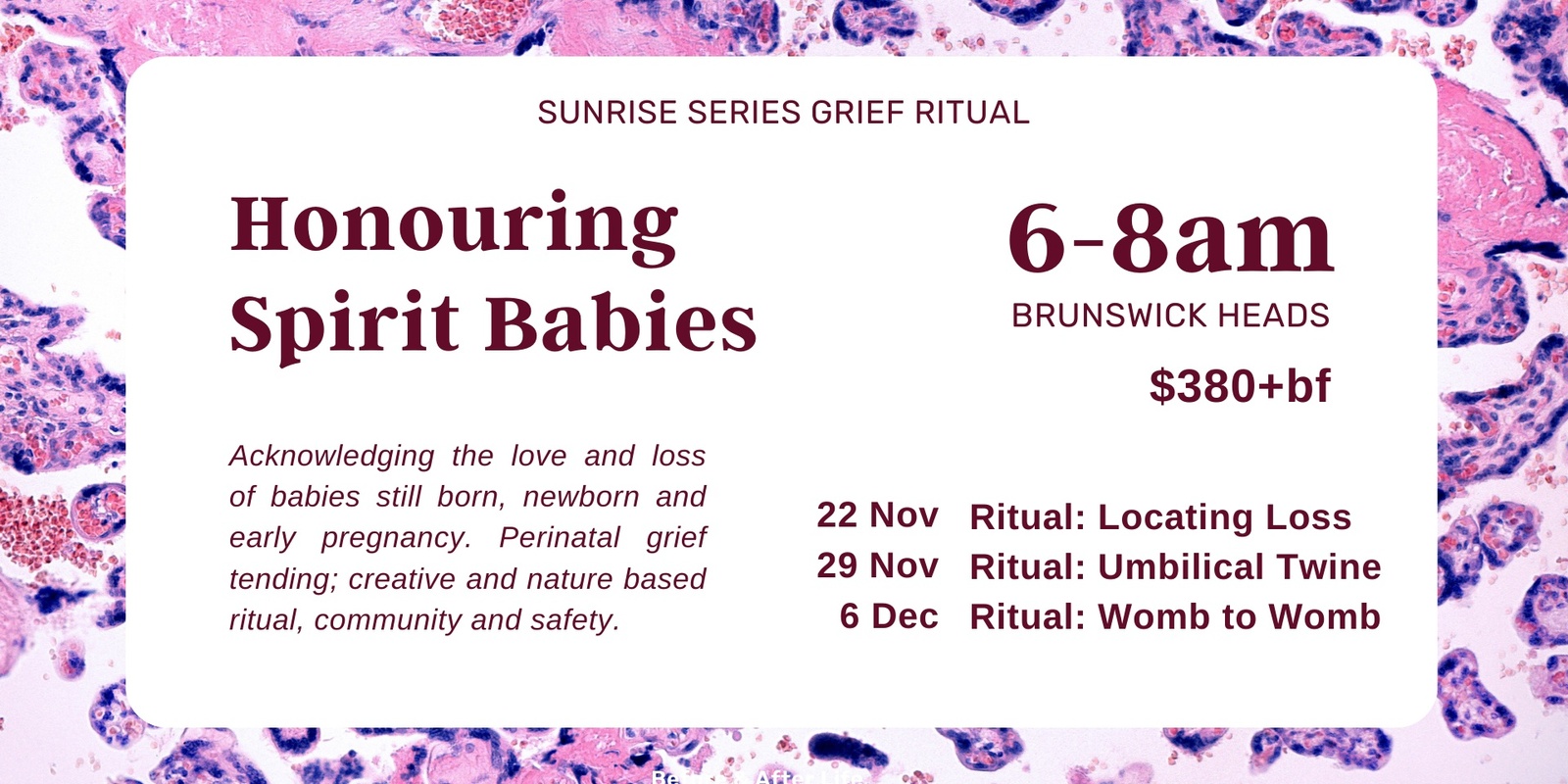 Banner image for Honouring Spirit Babies: Grief ritual for perinatal loss