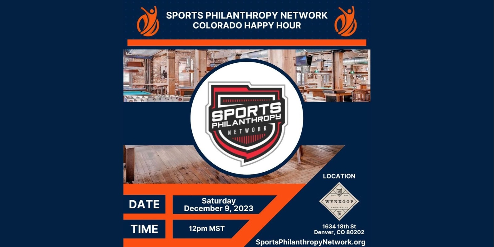 Banner image for Sports Philanthropy Network Colorado Holiday Party (12-9-23)