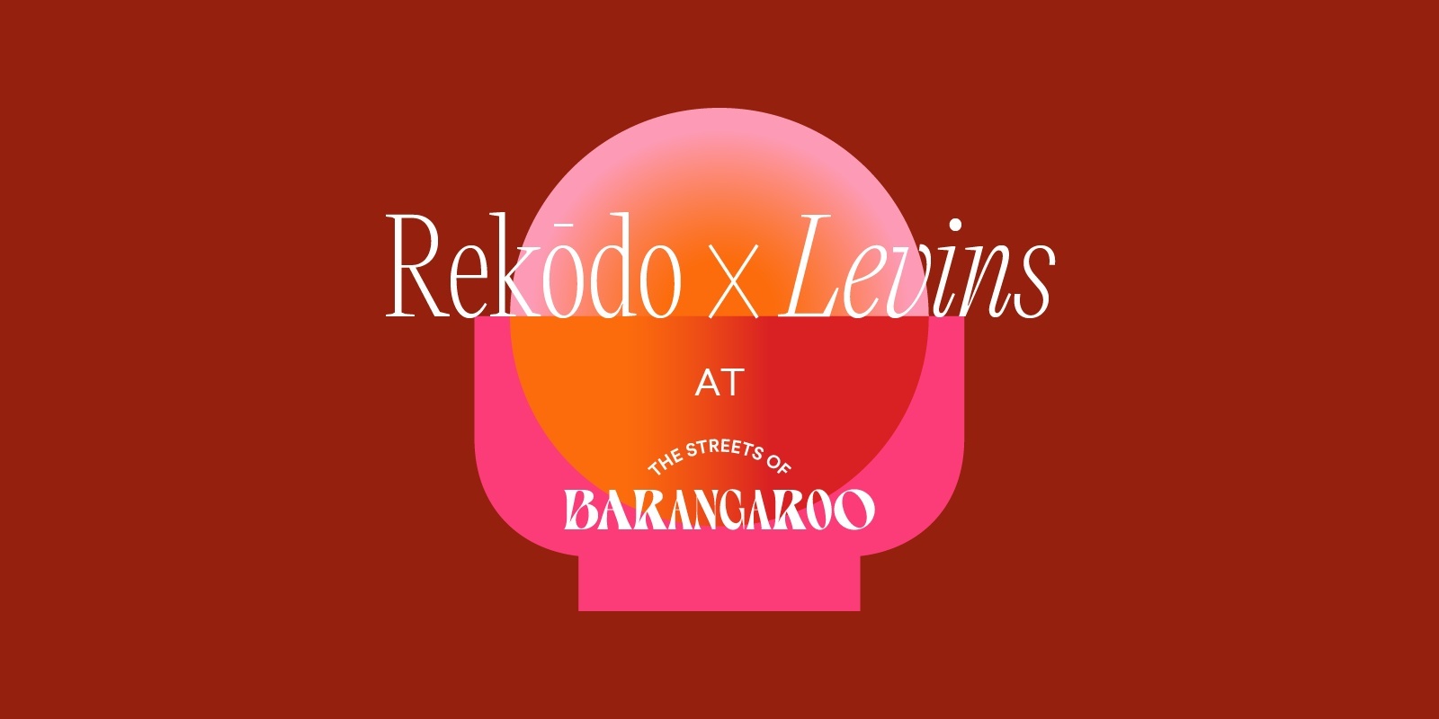 Banner image for Rekōdo x Levins at The Streets of Barangaroo