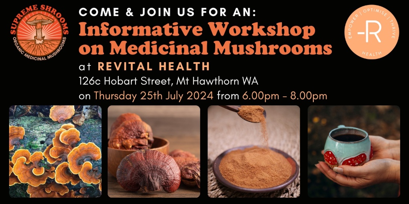 Banner image for Medicinal Mushrooms Workshop Mt Hawthorn