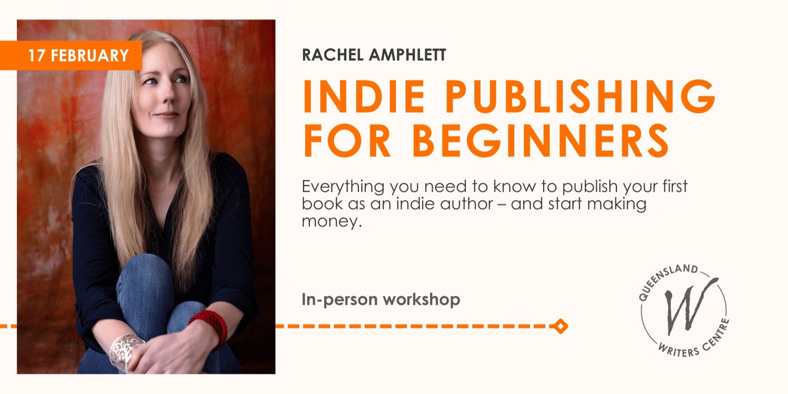 Banner image for Indie Publishing For Beginners with Rachel Amphlett