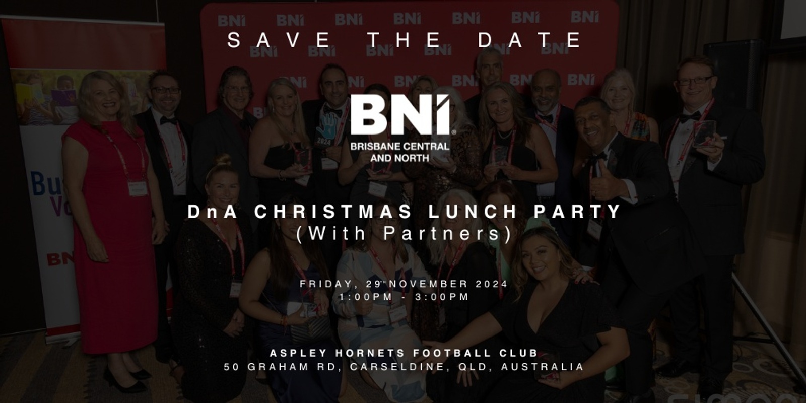 Banner image for  BNI Brisbane Central & North DnA Christmas Lunch Party (With Partners)