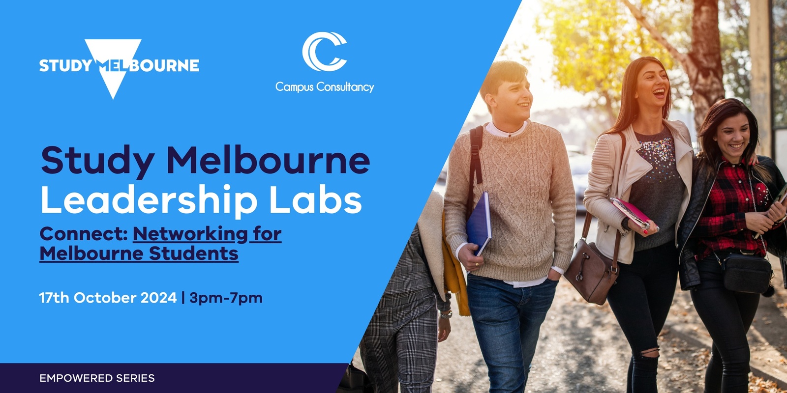 Banner image for Study Melbourne Leadership Labs - Connect - Networking for Melbourne Students