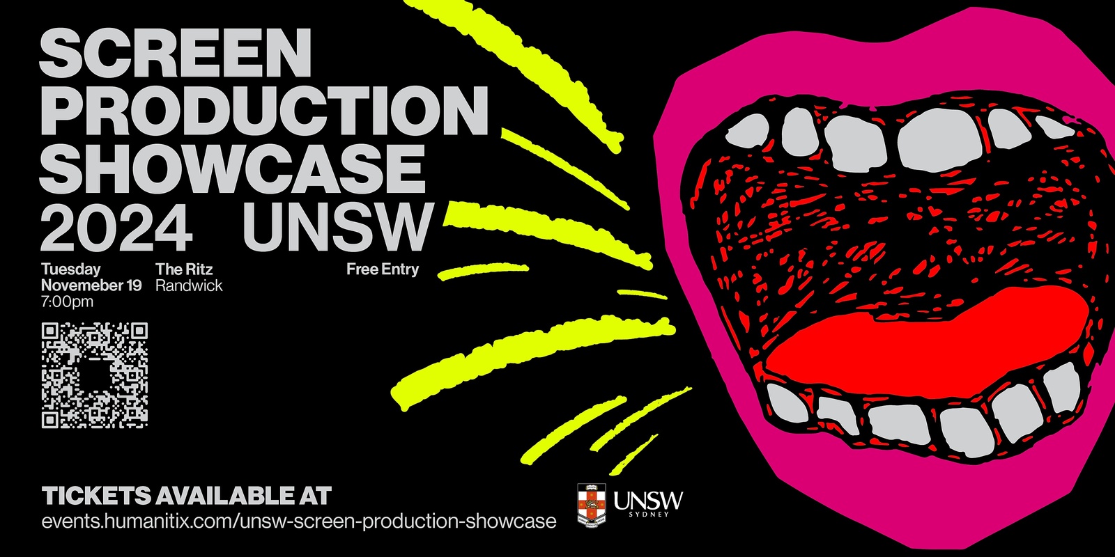 Banner image for UNSW Screen Production Showcase