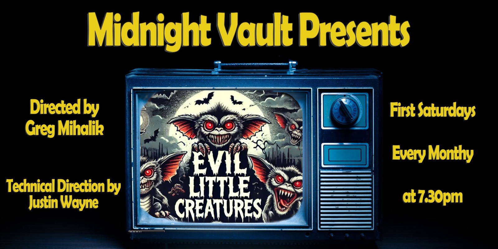 Banner image for Midnight Vault Presents: The Improvised Low-Budget Horror Movie