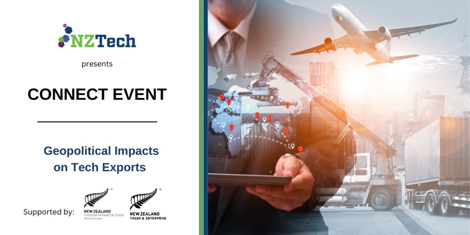 Banner image for NZTech: Geopolitical Impacts on Tech Exports 