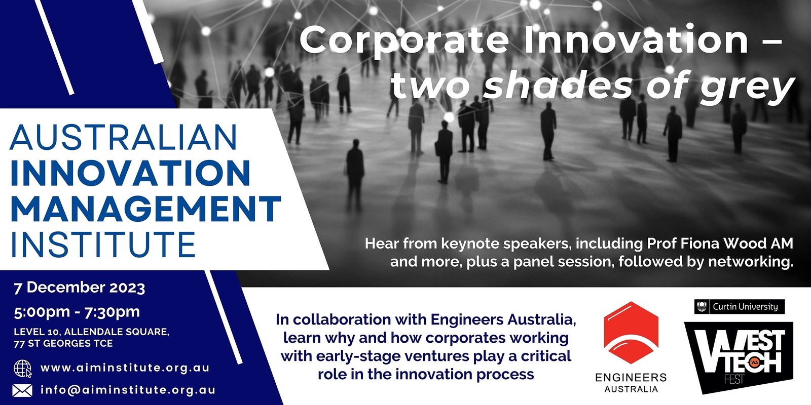 Banner image for Corporate Innovation – Two Shades of Grey
