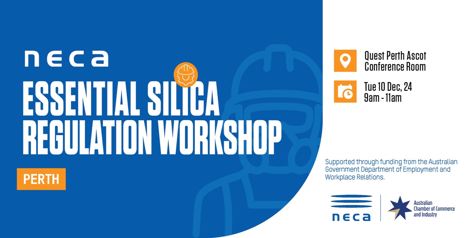 Banner image for NECA Essential Silica Regulation Workshop - Perth