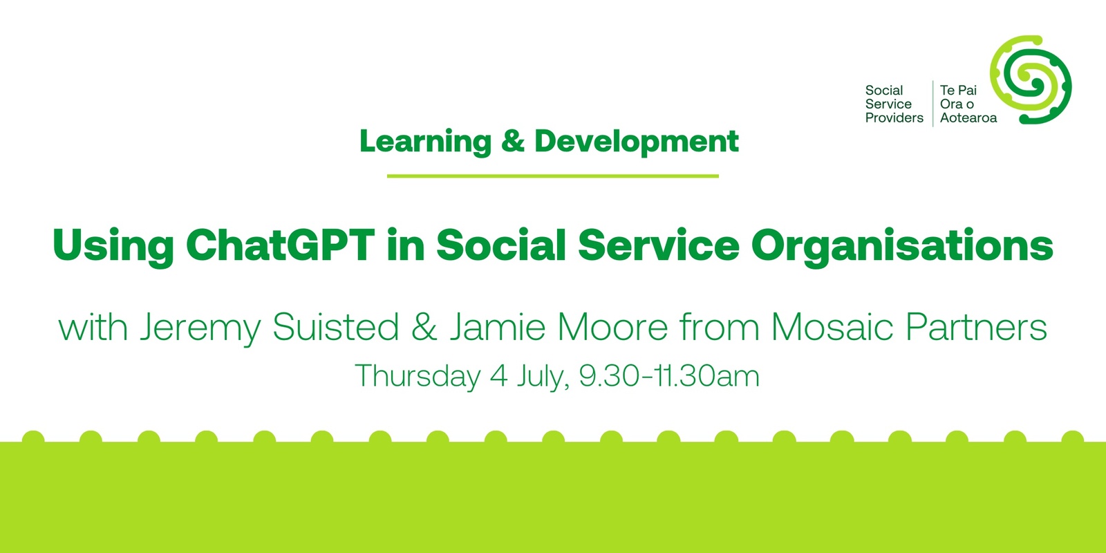 Banner image for Using ChatGPT in Social Service Organisations | online workshop