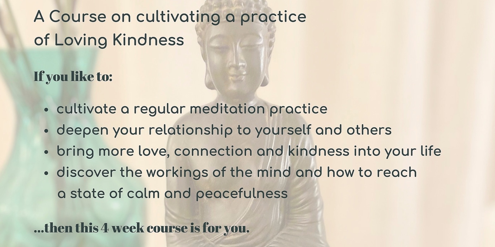 Banner image for Metta Meditation Course