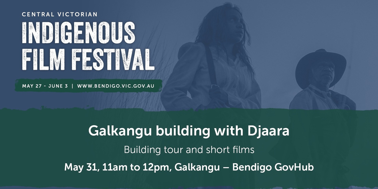 Banner image for Central Victorian Indigenous Film Festival: Galkangu building with Djaara - Building tour and short films