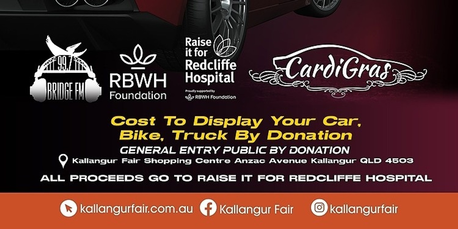 Banner image for CardiGras Dinner With The Cars Kallangur