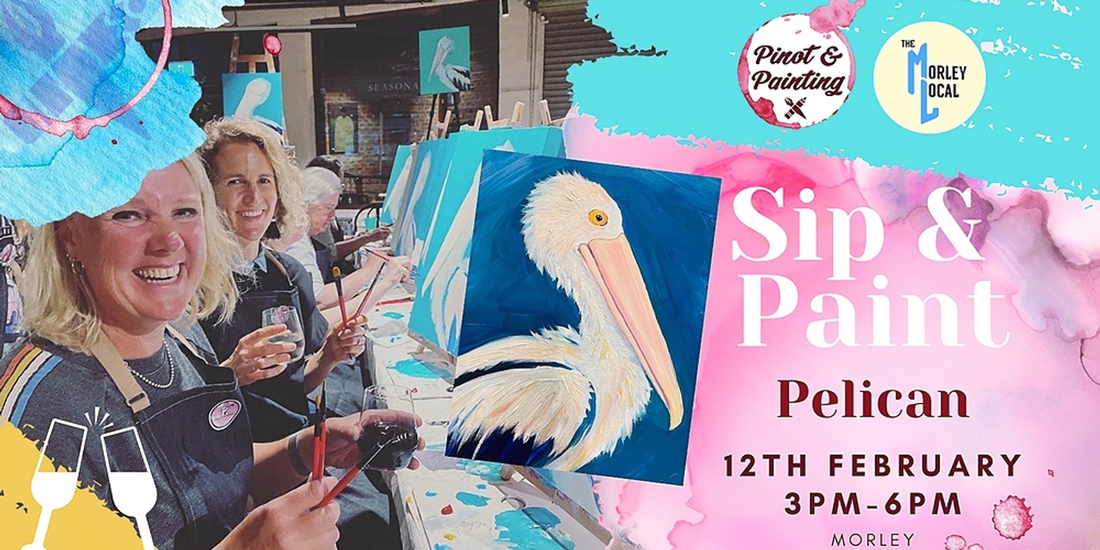 Banner image for Pelican Painting - Girls Day Out @ Morley Local