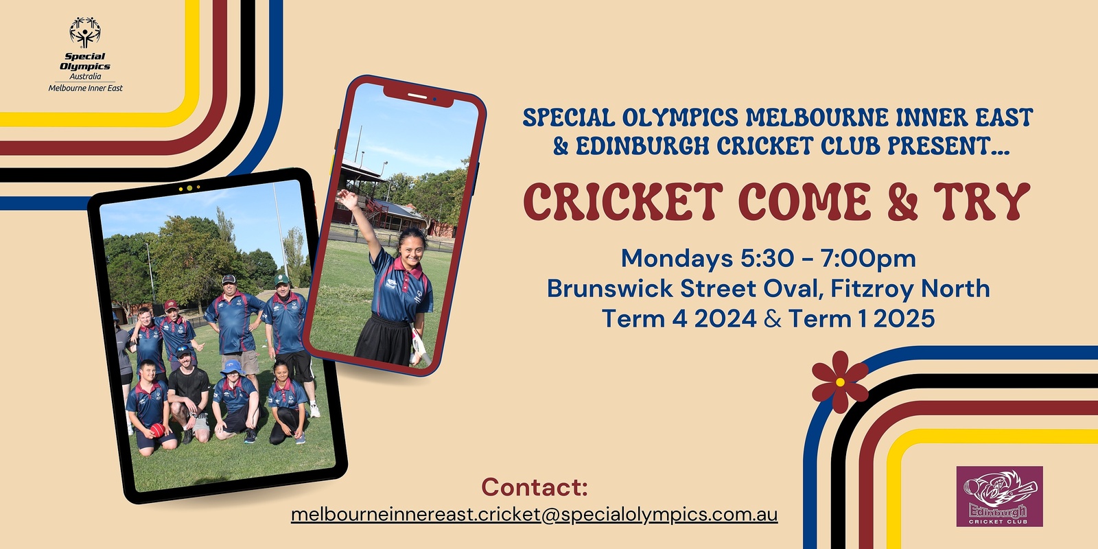 Banner image for Special Olympics MIE 24/25 Cricket Season Come & Try