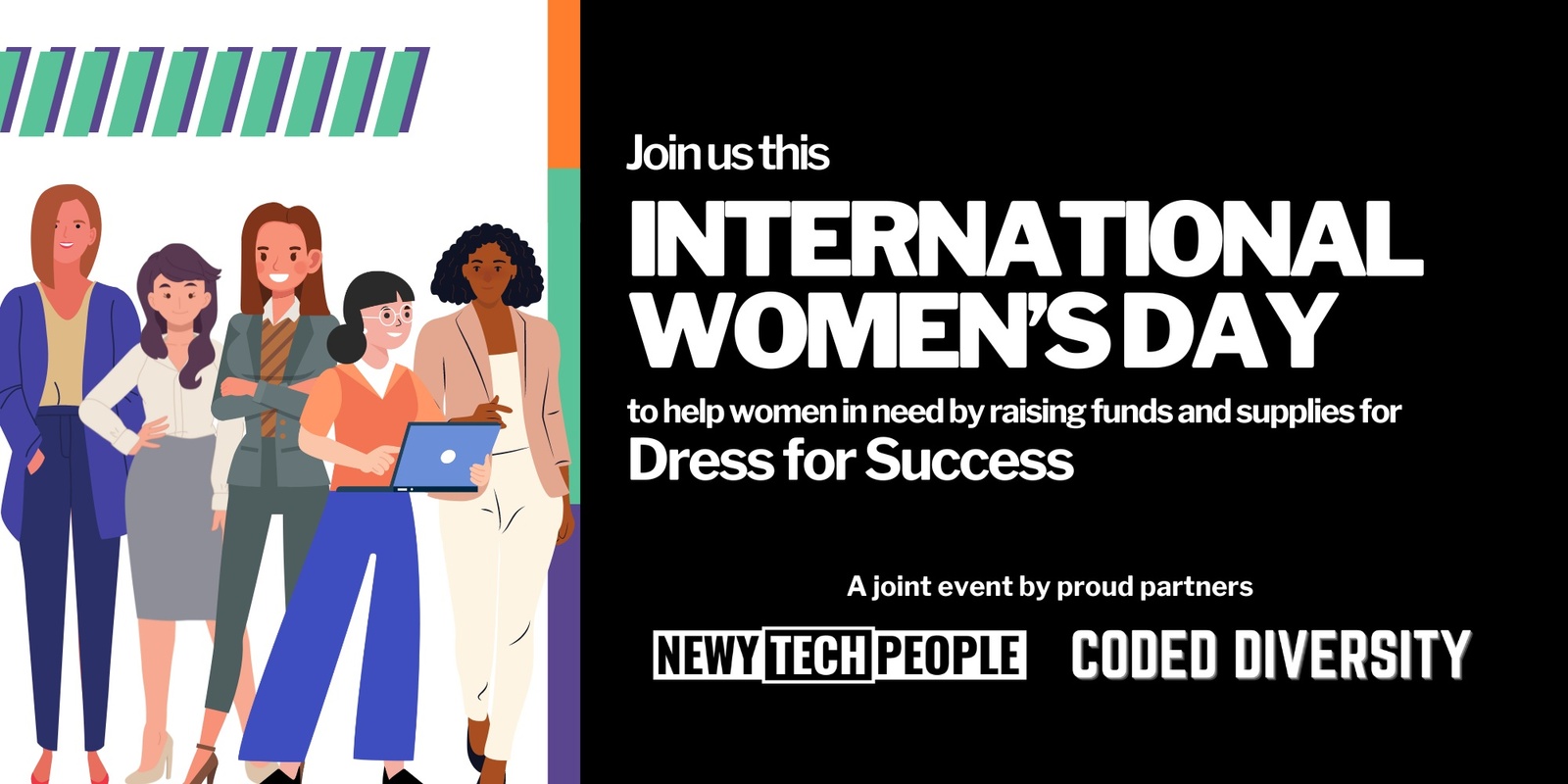 Banner image for IWD with NTP: Join us in supporting Dress for Success