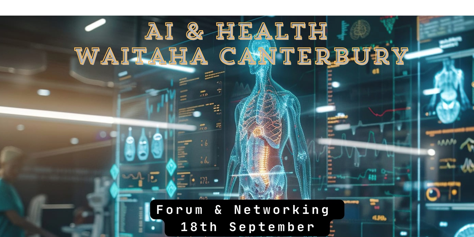 Banner image for AI & Health in Waitaha Canterbury