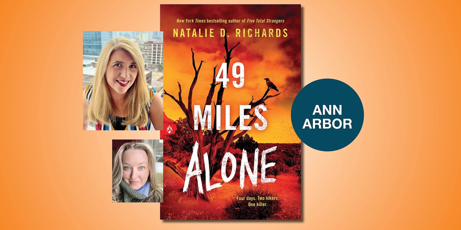 Banner image for 49 Miles Alone with Natalie D. Richards and Kate Pearsall