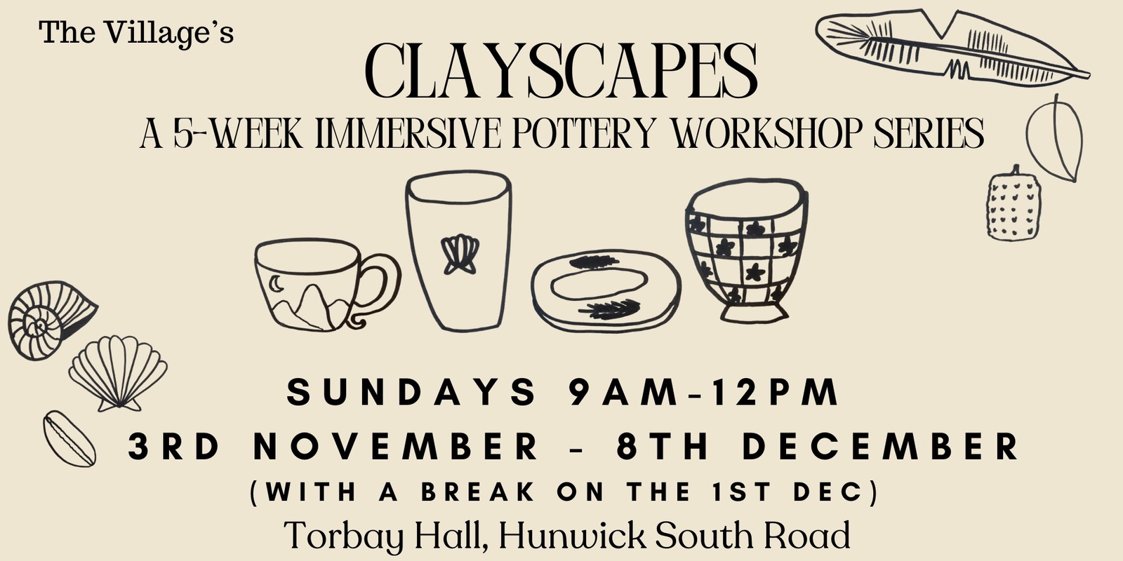 Banner image for Clayscapes - Pottery Workshop Series 