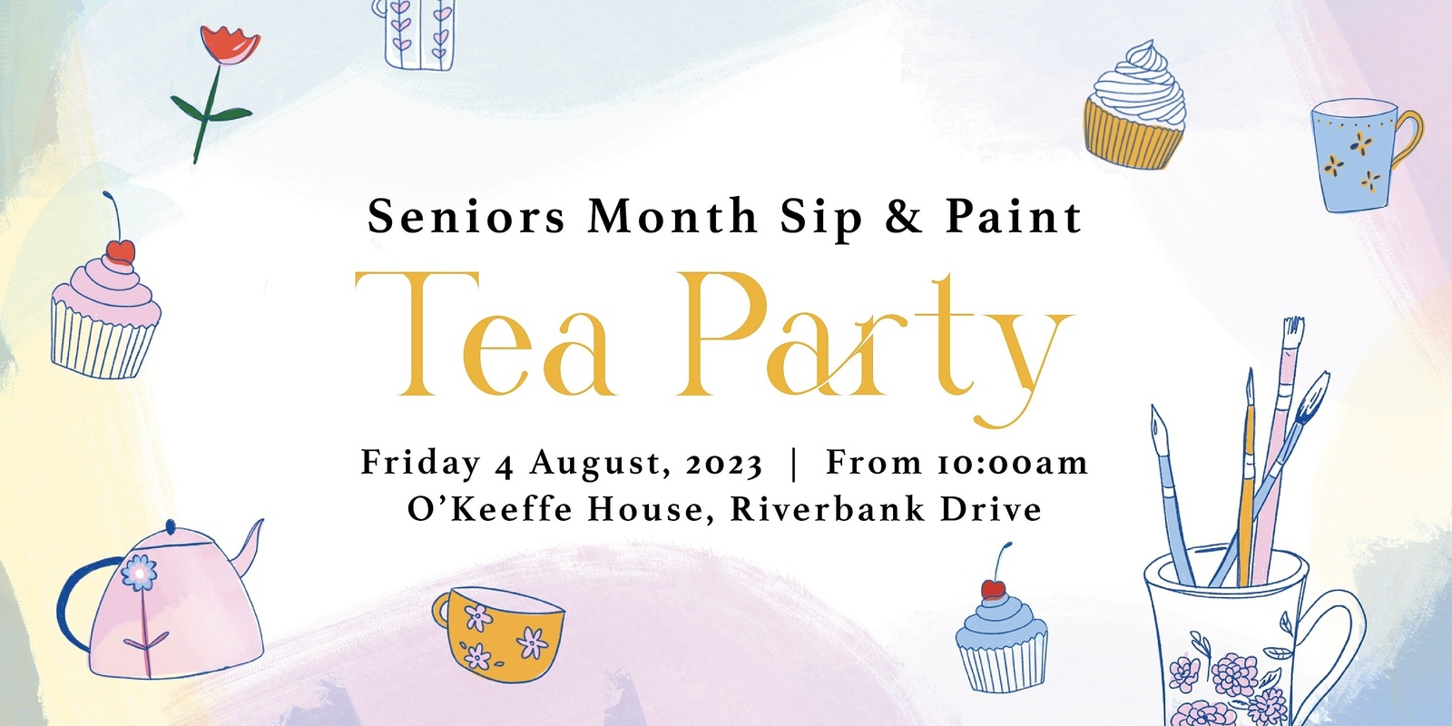 Banner image for Seniors Sip & Paint Tea Party!