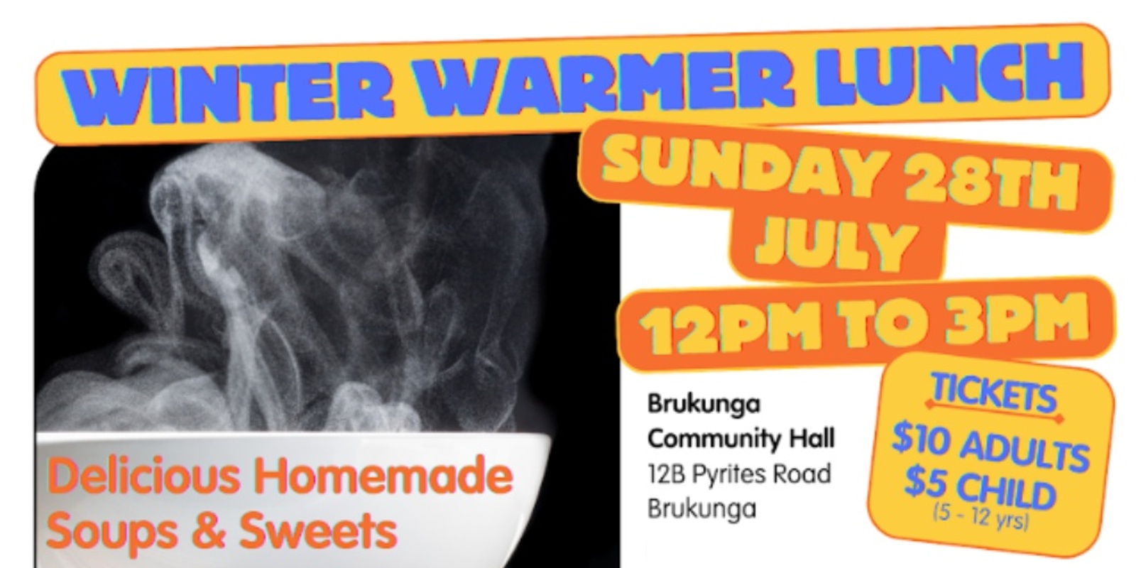 Banner image for Winter Warmer Lunch in Brukunga