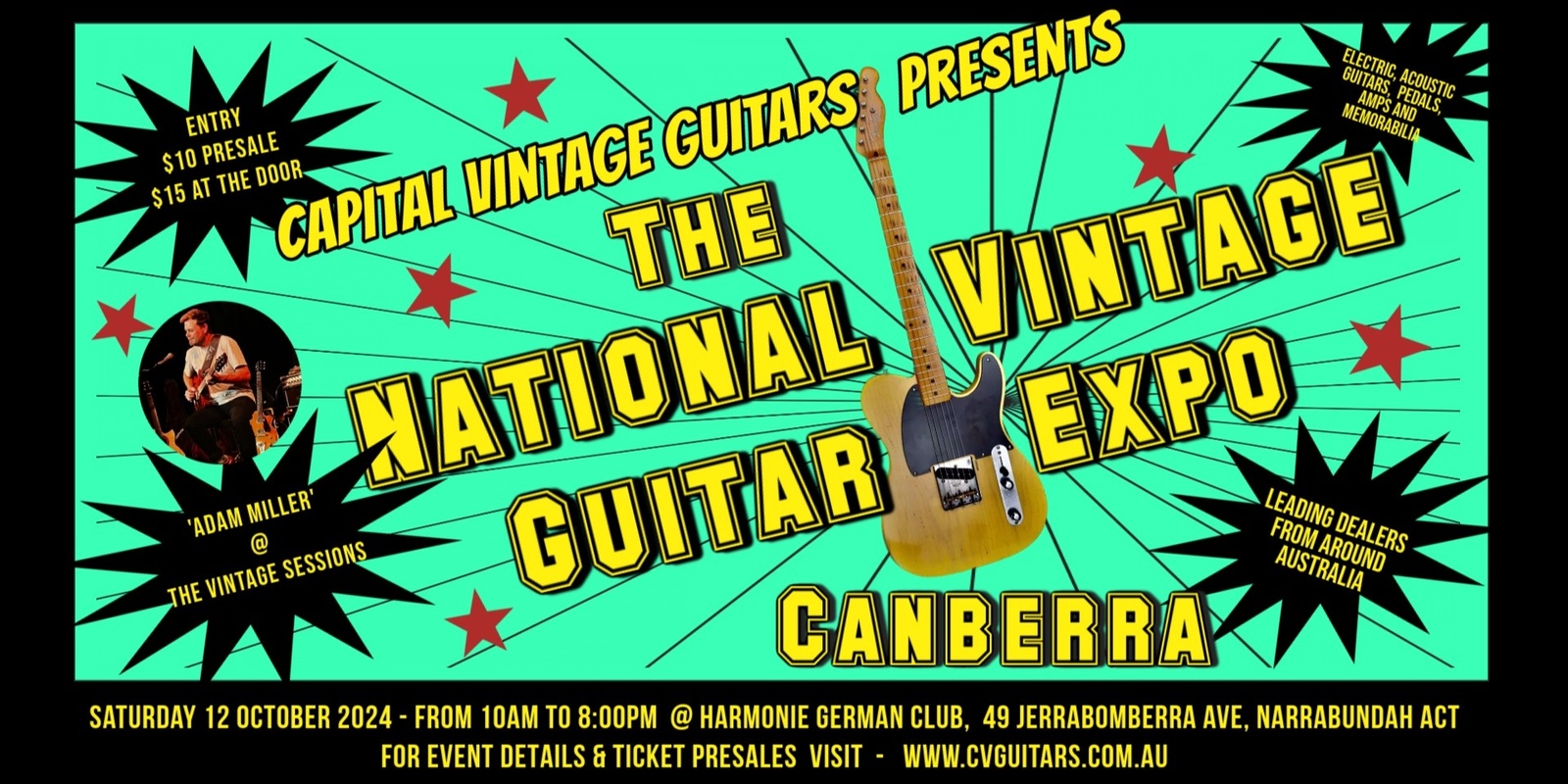 Banner image for The National Vintage Guitar Expo 2024