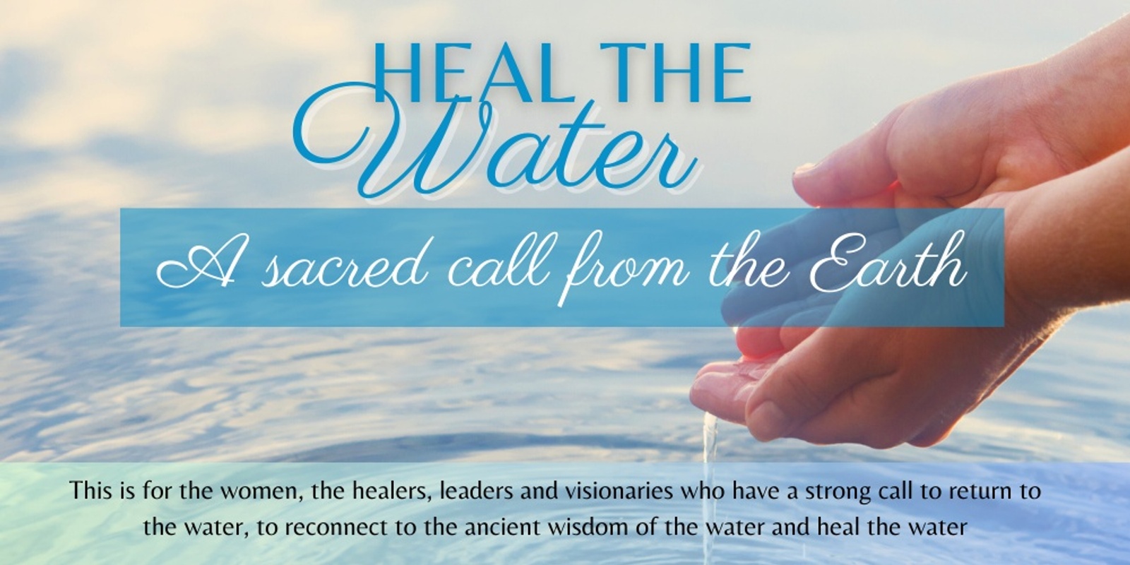 Banner image for Heal The Water Sacred Portal For Women + Sacred Waters Retreat to Vanuatu in October