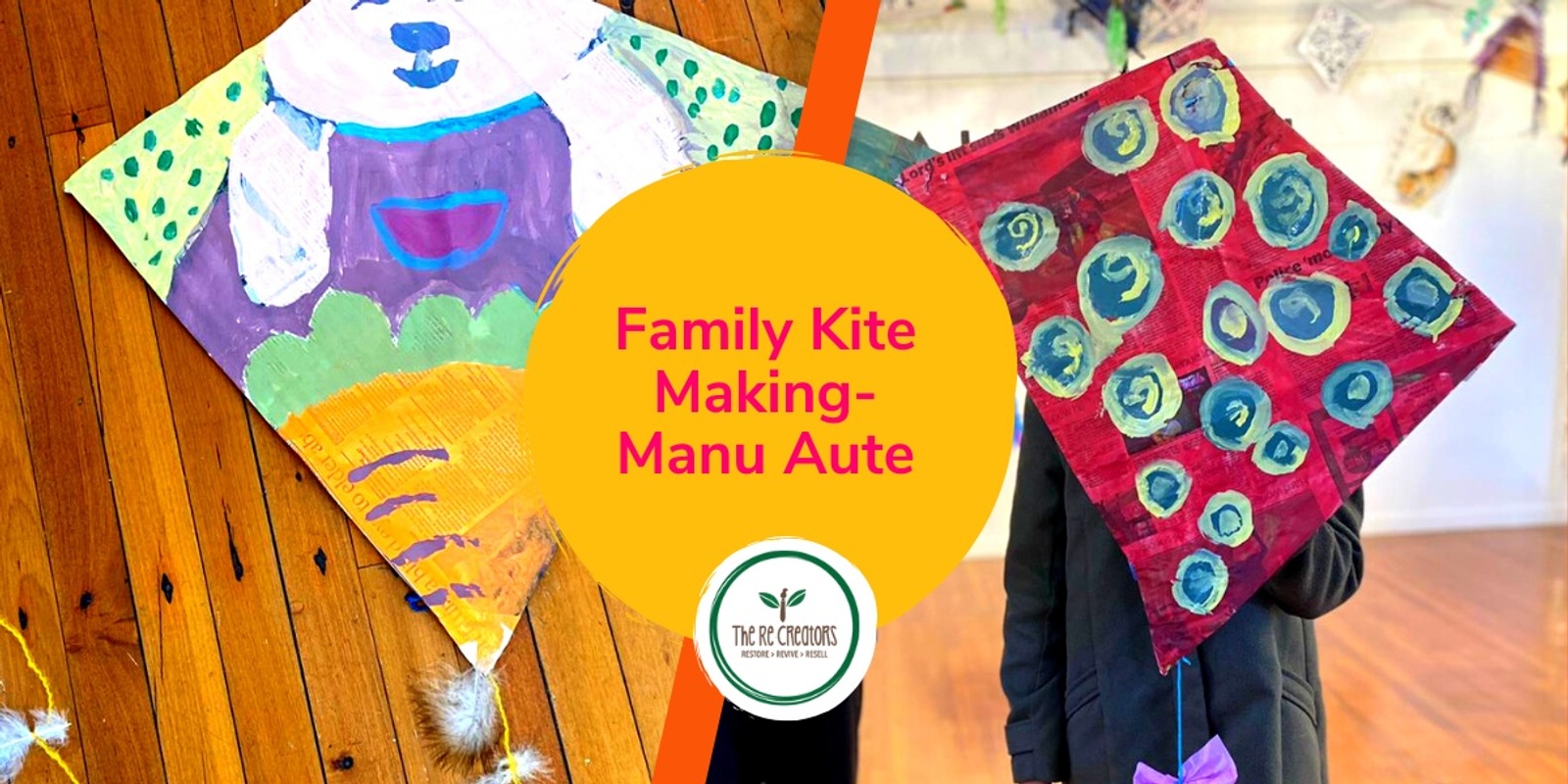 Banner image for Family Kite Making - Manu Aute, Mairangi Arts Centre, Saturday, 8 July, 11am - 1pm