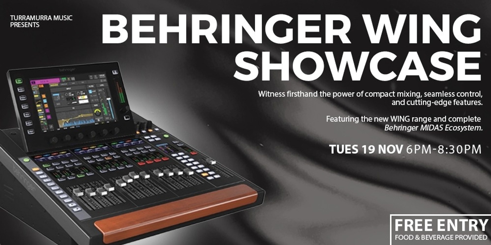 Banner image for Behringer WING Series Showcase