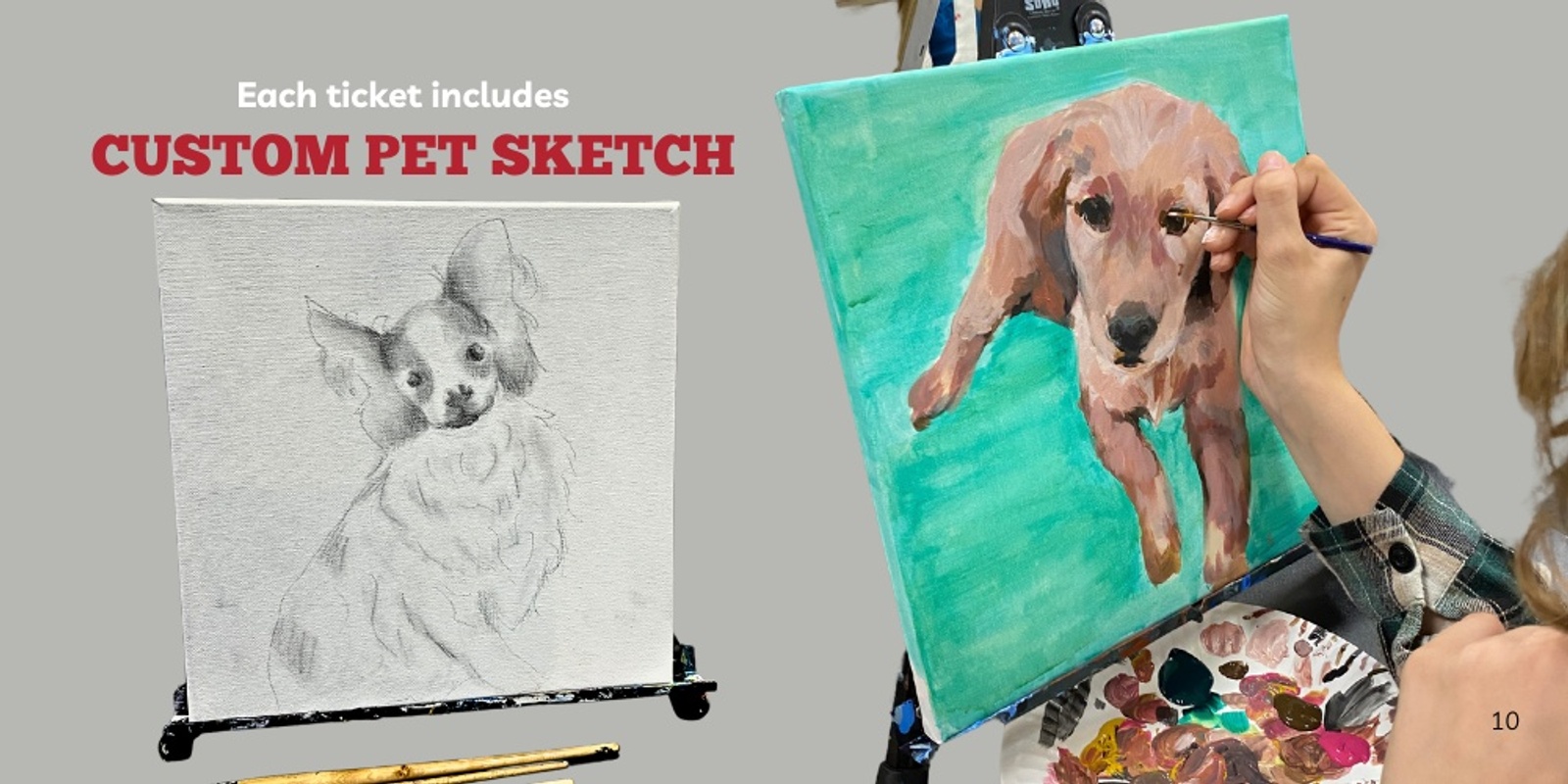 Banner image for Paint Your Pet Custom Instructed Painting Event 