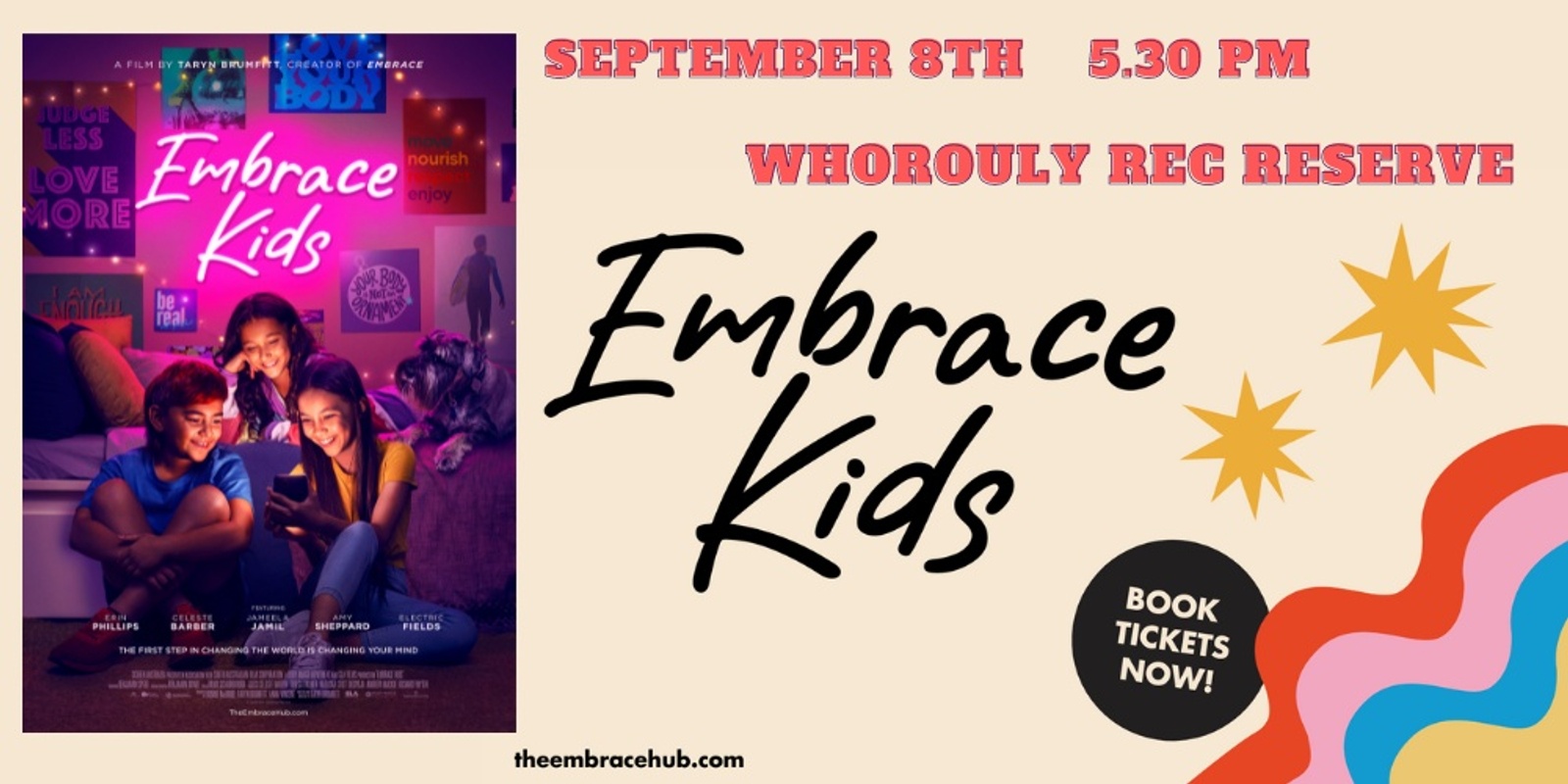 Banner image for Embrace Kids Movie: Whorouly Rec Reserve