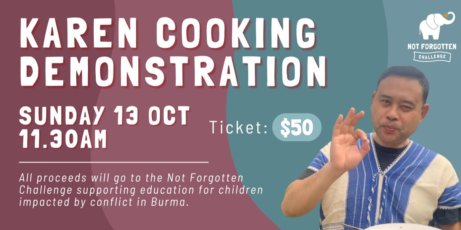 Banner image for Karen Cooking Demonstration