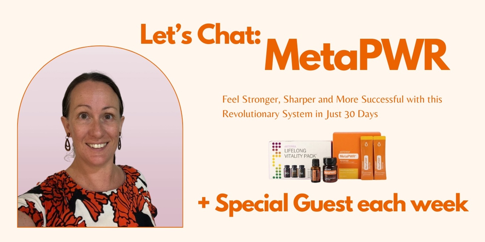 Banner image for Let's Chat: MetaPWR with Anna Foley + special guest each week!