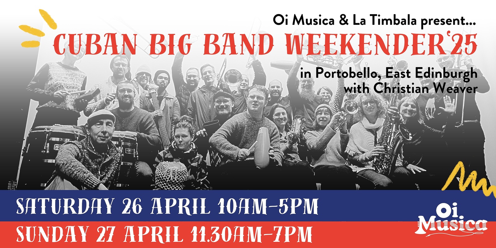 Banner image for Oi Musica & La Timbala present... Cuban Big Band Weekender April '25