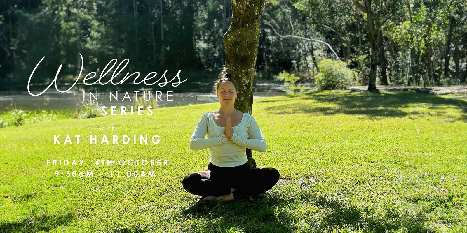 Banner image for Wellness in Nature - Yoga with Kat Harding 