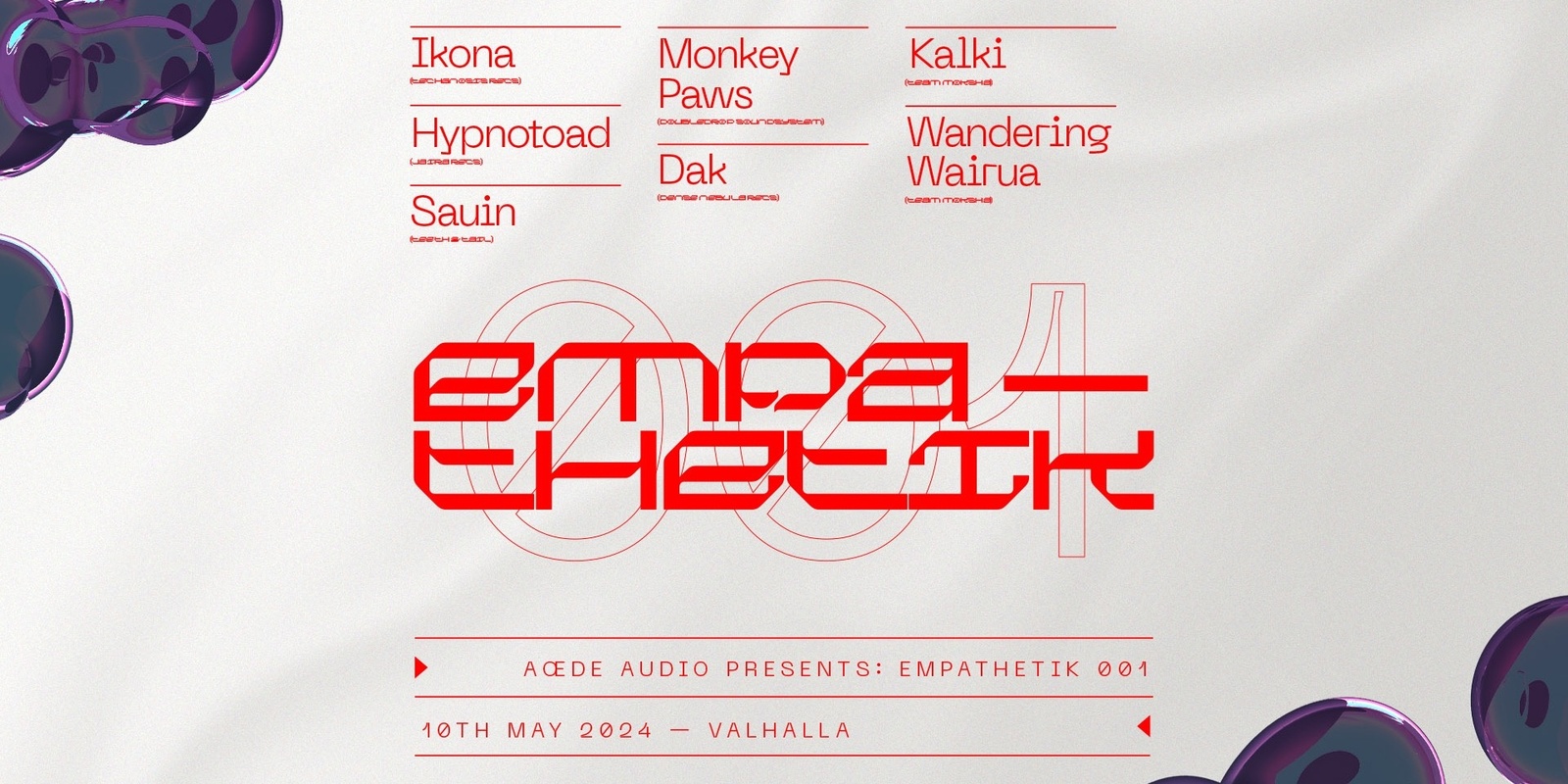 Banner image for Empathetik 001 ft. Ikona