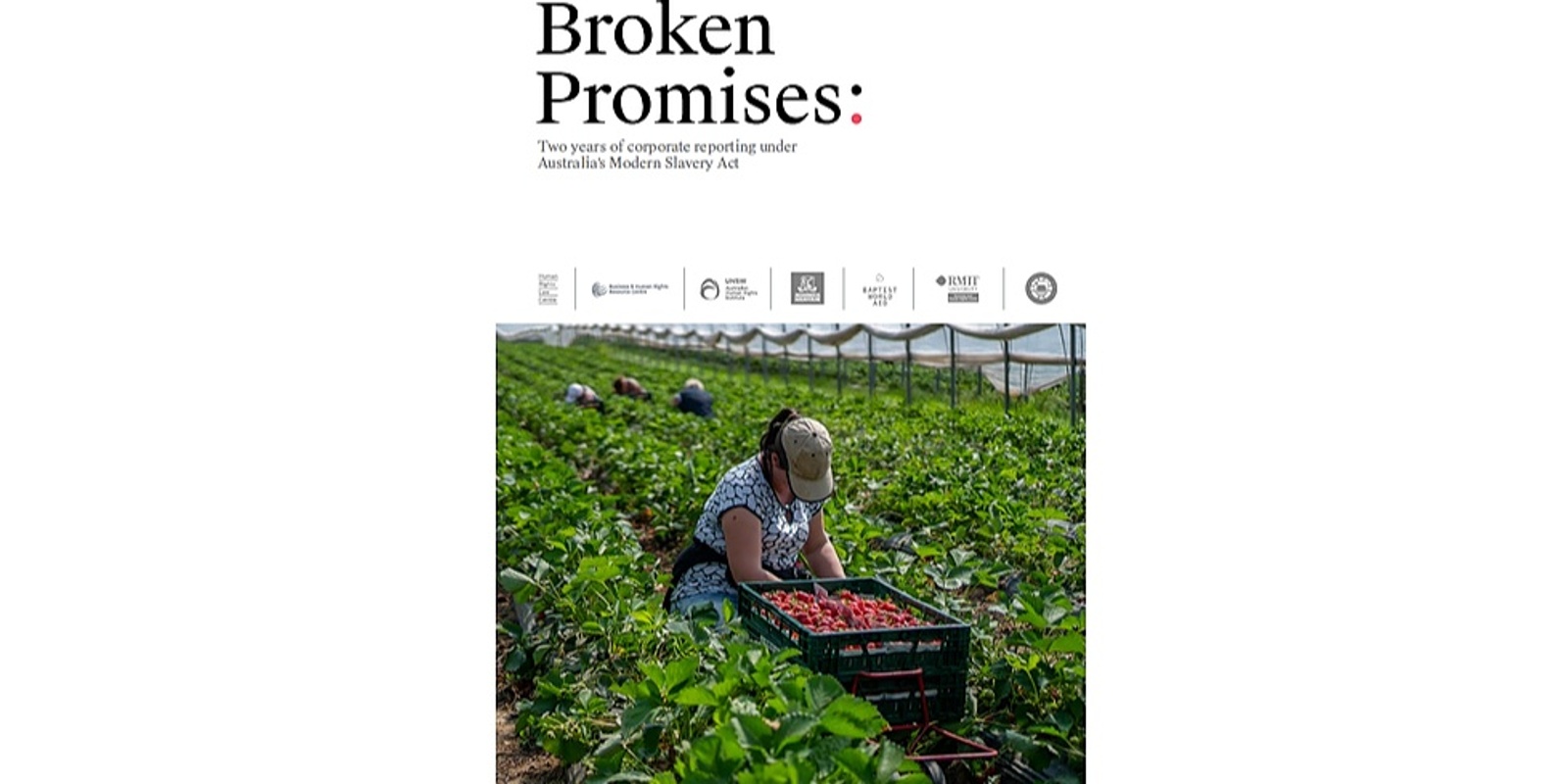 Banner image for Report launch | Broken Promises: Two years of corporate reporting under Australia’s Modern Slavery Act 