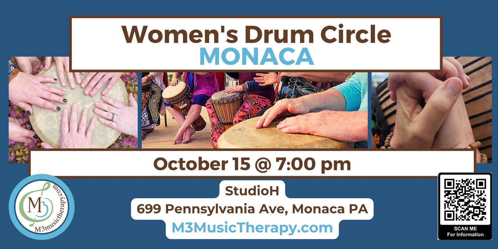 Banner image for Womens' Drum Circle - Oct (Monaca)