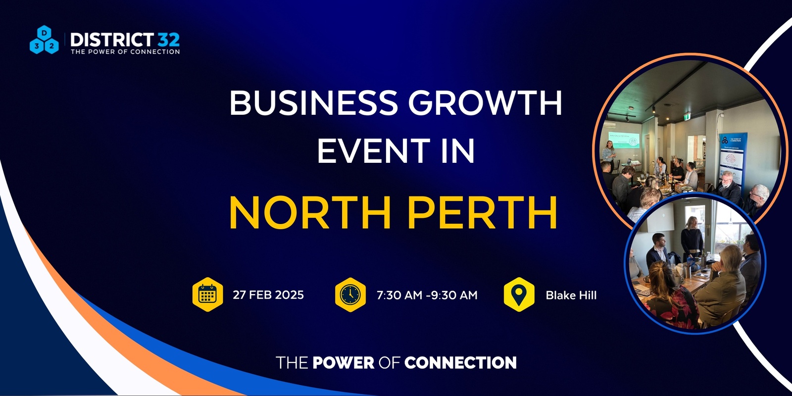 Banner image for District32 Business Networking Perth – North Perth - Thu 27 Feb